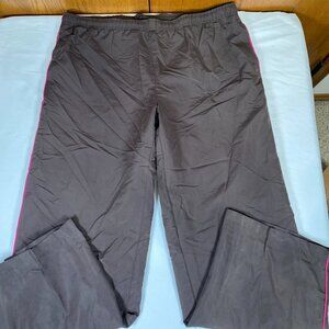 Danskin Now Mesh Lined Activewear Pants Women's XL Brown 100% Polyester